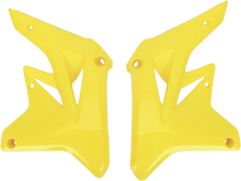Load image into Gallery viewer, UFO Radiator Shrouds - Yellow - Main Product View