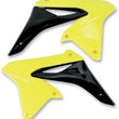 Load image into Gallery viewer, UFO Radiator Shrouds - Yellow - Main Product View