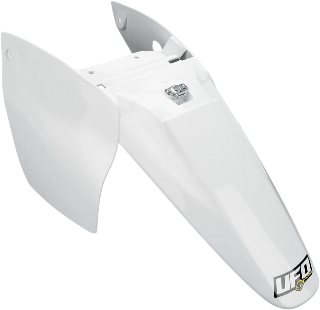 UFO Rear Fender - With Side Panels - KTM White '98-'19 - Main Product View