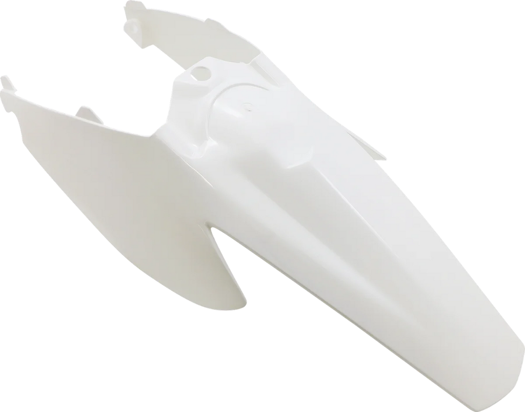 UFO Rear Fender - With Side Panels - KTM White '98-'19 - Main Product View