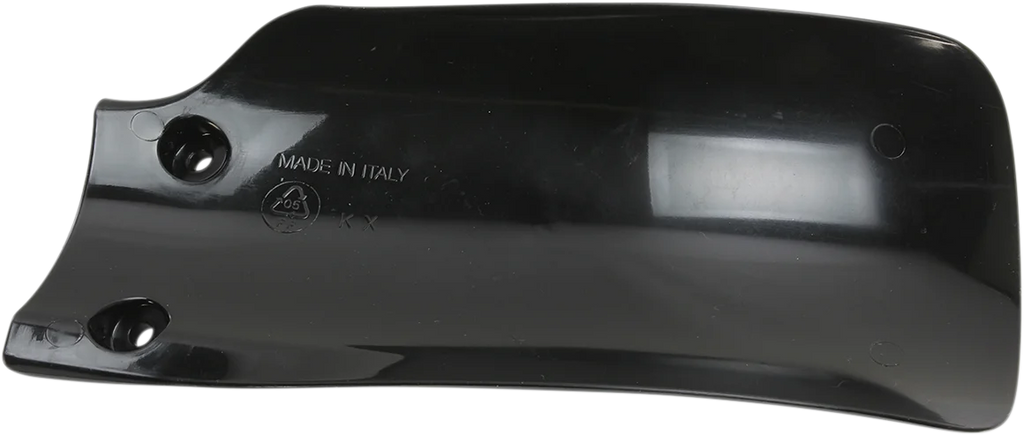 UFO Rear Mud Plate - Black - Side View