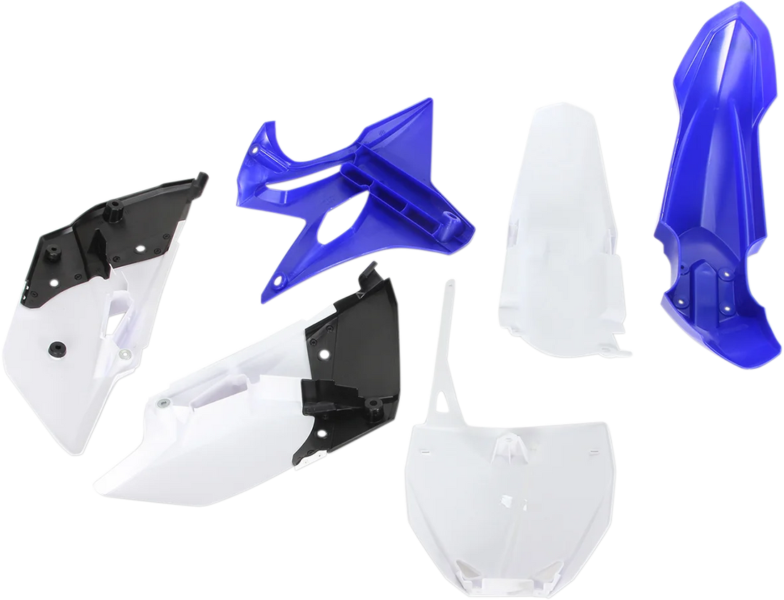 UFO Replacement Body Kit - OEM Blue/White/Black - Side View