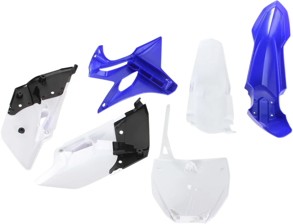 UFO Replacement Body Kit - OEM Blue/White/Black - Side View