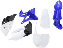 Load image into Gallery viewer, UFO Replacement Body Kit - OEM Blue/White/Black - Side View