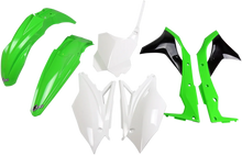 Load image into Gallery viewer, UFO Replacement Body Kit - OEM Green/White/Black - Main Product View