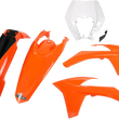 Load image into Gallery viewer, UFO Replacement Body Kit - OEM Orange/White/Black - - Side View