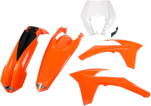 Load image into Gallery viewer, UFO Replacement Body Kit - OEM Orange/White/Black - - Side View