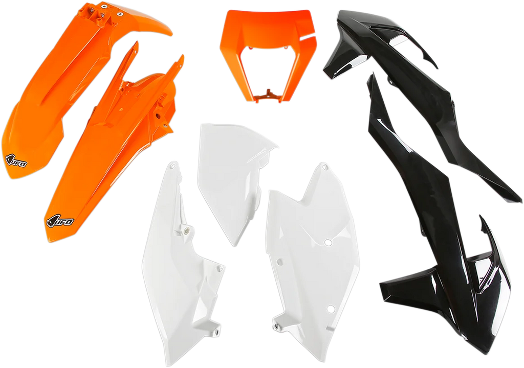 UFO Replacement Body Kit - OEM Orange/White/Black - Side View