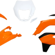 Load image into Gallery viewer, UFO Replacement Body Kit - OEM Orange/White/Black - Side View