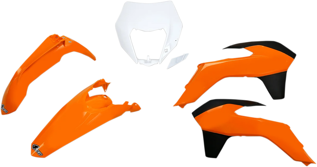 UFO Replacement Body Kit - OEM Orange/White/Black - Side View