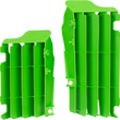 Load image into Gallery viewer, UFO Replacement Radiator Louvers - Green - Kawasaki - Side View
