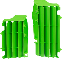 Load image into Gallery viewer, UFO Replacement Radiator Louvers - Green - Kawasaki - Side View