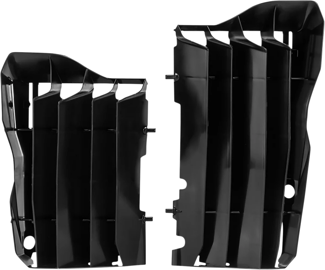 UFO Replacement Radiator Louvers - Orange - KTM - Side View