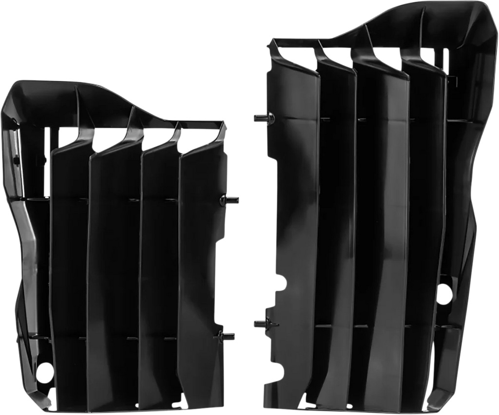 UFO Replacement Radiator Louvers - Yellow - Suzuki - Side View