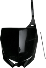 Load image into Gallery viewer, UFO Restyled Number Plate - Black - YZ - Main Product View