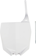 Load image into Gallery viewer, UFO Restyled Number Plate - White - YZ - Main Product View