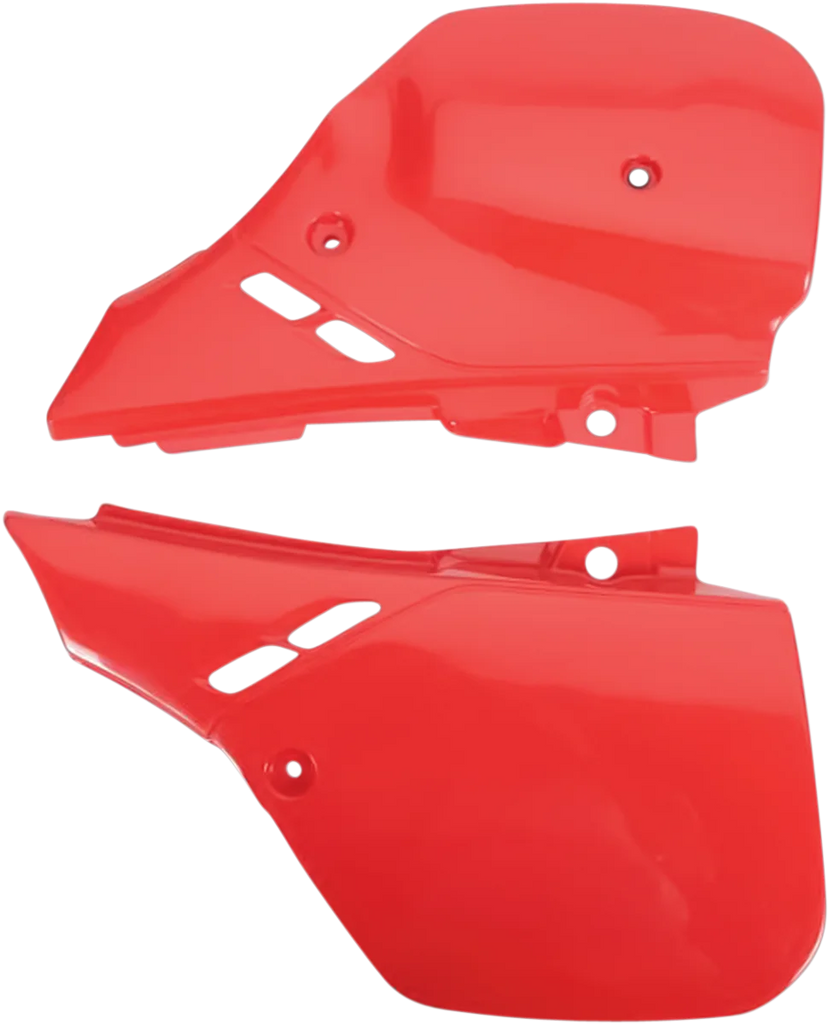 UFO Side Covers - Red - Side View