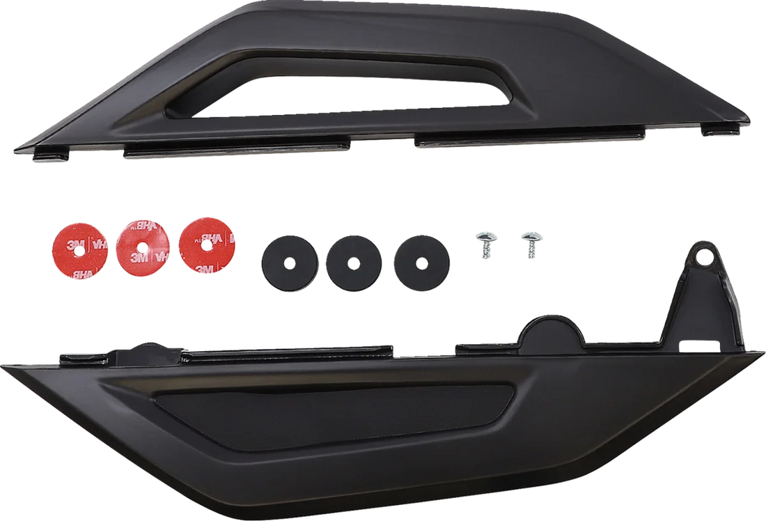 UFO Side Panels - Black - Side View