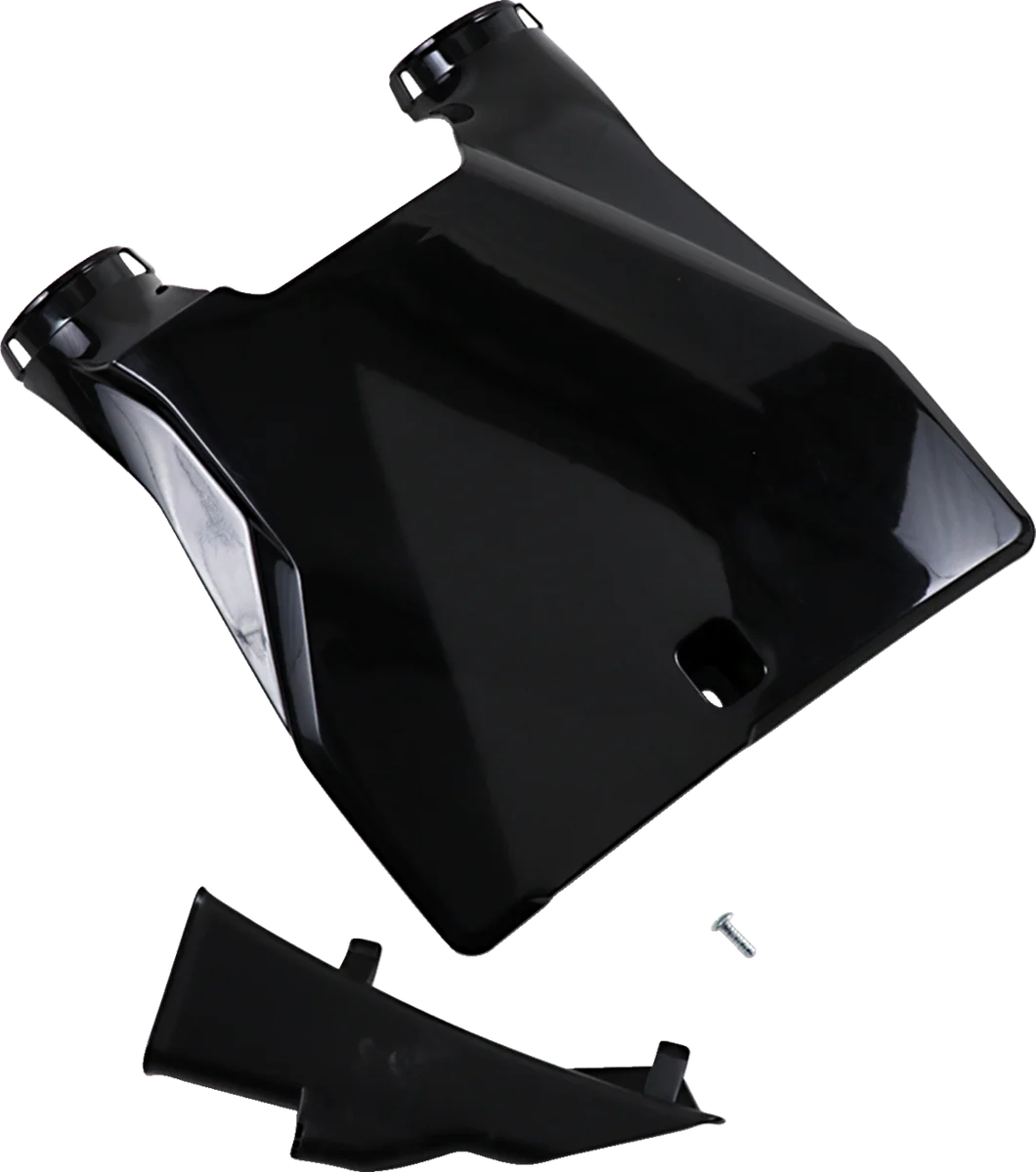 UFO Stadium Number Plate - Black - Husqvarna - Side View