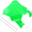 Load image into Gallery viewer, UFO Stadium Number Plate - Fluorescent Green - Kawasaki - Main Product View
