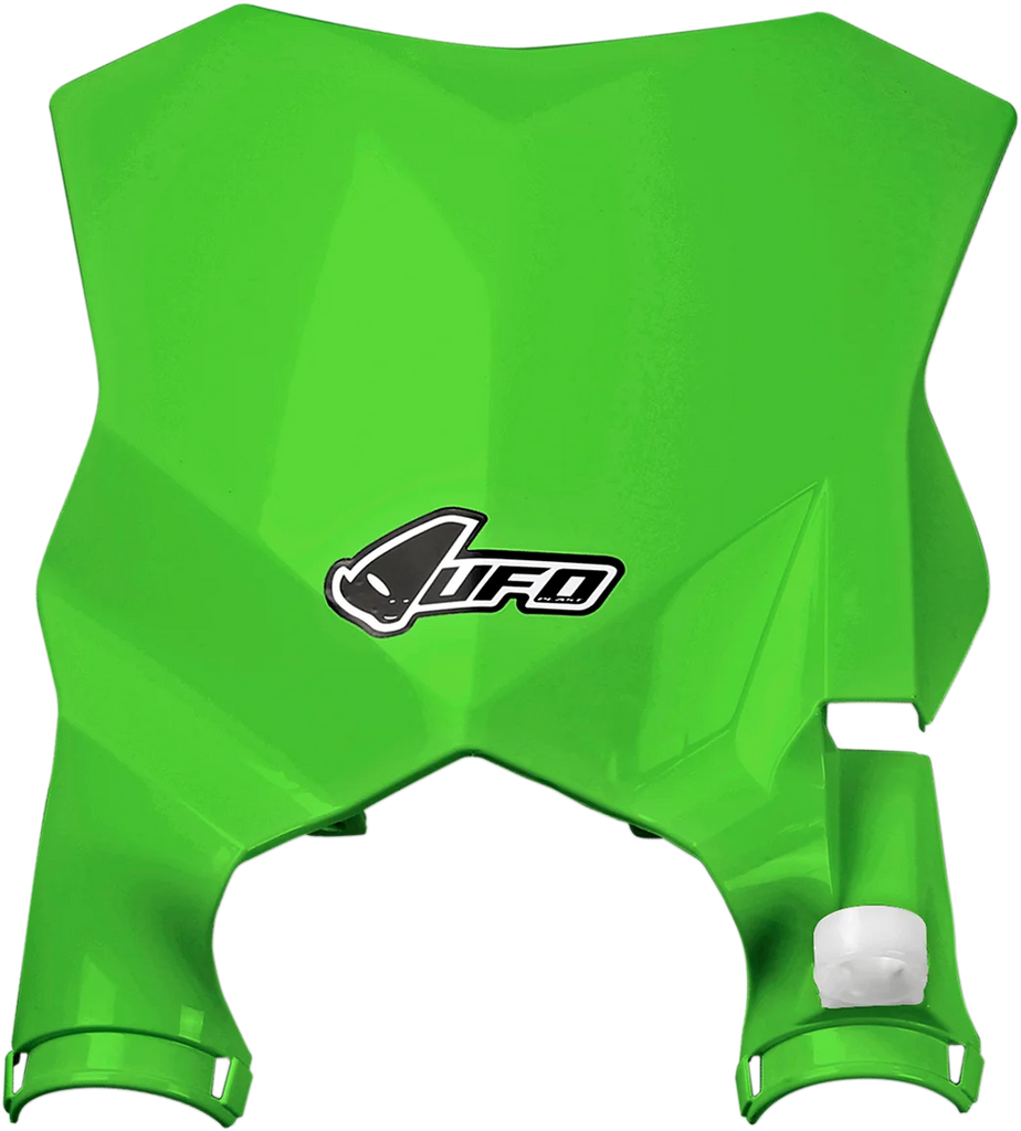 UFO Stadium Number Plate - KX Green - Kawasaki - Main Product View