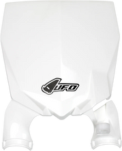 Load image into Gallery viewer, UFO Stadium Number Plate - White - Yamaha - Main Product View