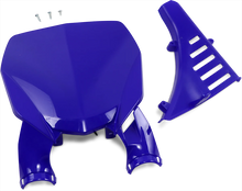 Load image into Gallery viewer, UFO Stadium Plate Number - Blue - Yamaha - Main Product View