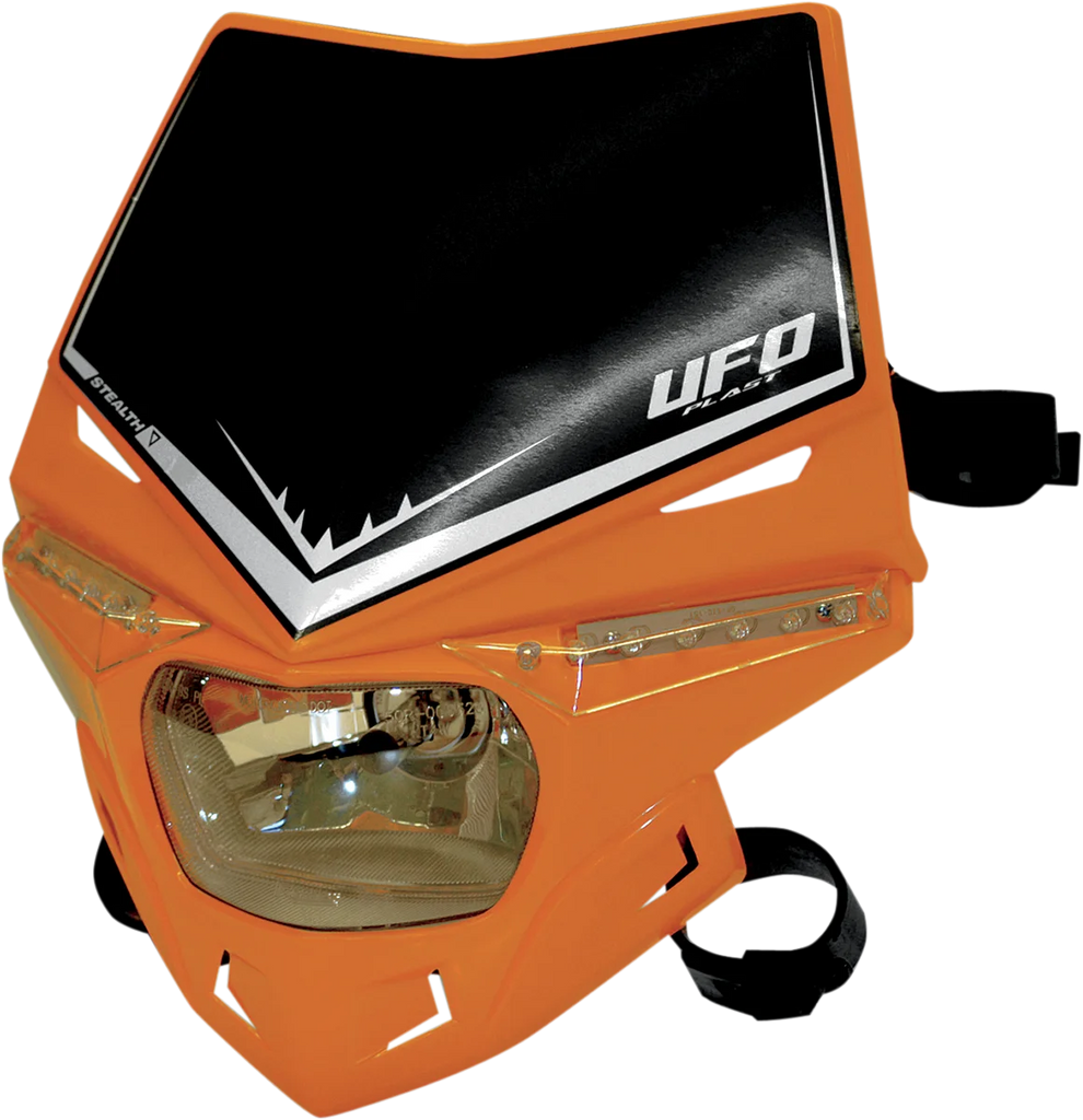 UFO Stealth Headlight - Orange - Main Product View