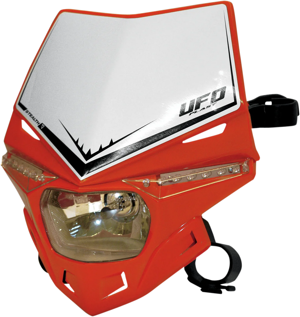 UFO Stealth Headlight - Red - Main Product View