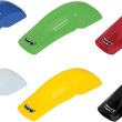 Load image into Gallery viewer, UFO Universal MX Front Fender - Black - Side View