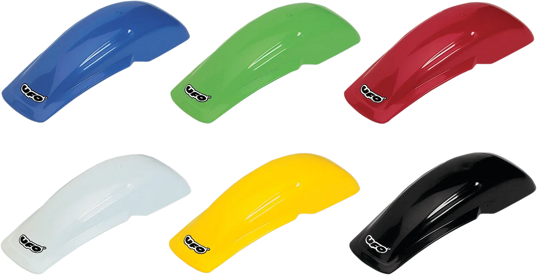 UFO Universal MX Front Fender - Black - Side View