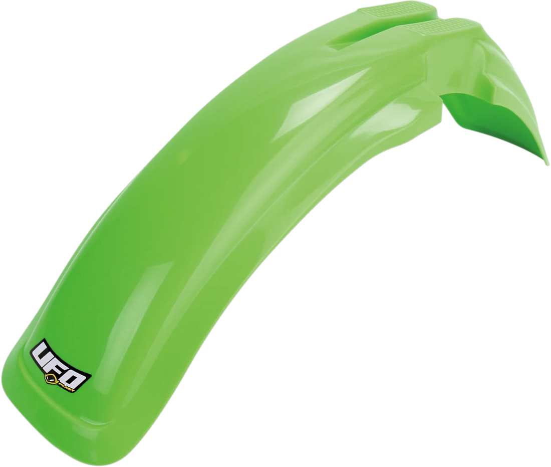 UFO Universal MX Front Fender - White - Side View