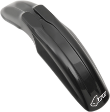 Load image into Gallery viewer, UFO Universal Supermoto Front Fender - Black - Main Product View