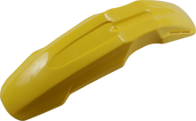 Load image into Gallery viewer, UFO Universal Supermoto Front Fender - Dark Yellow - Main Product View