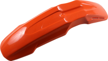 Load image into Gallery viewer, UFO Universal Supermoto Front Fender - Orange - Main Product View