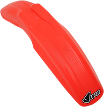 Load image into Gallery viewer, UFO Universal Supermoto Front Fender - Red - Main Product View