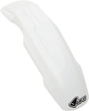 Load image into Gallery viewer, UFO Universal Supermoto Front Fender - White - Main Product View