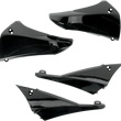 Load image into Gallery viewer, UFO Upper Radiator Shrouds - Black - Main Product View