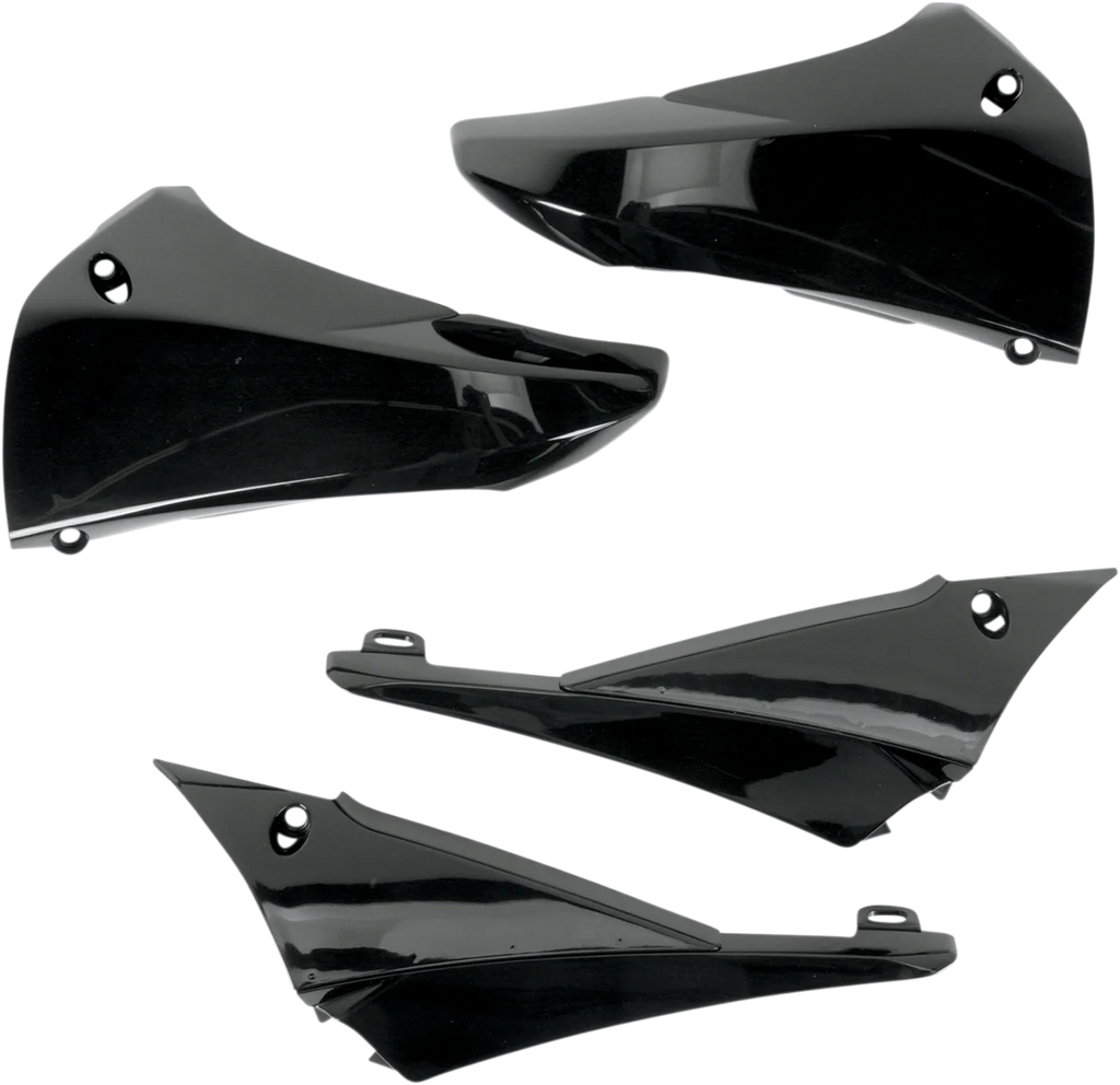 UFO Upper Radiator Shrouds - Black - Main Product View