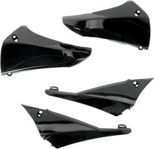 Load image into Gallery viewer, UFO Upper Radiator Shrouds - Black - Main Product View