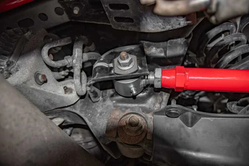 UMI 16-24 Chevrolet Camaro Alignment Toe Arm - Black - Back View