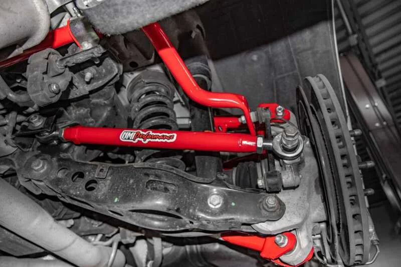 UMI 16-24 Chevrolet Camaro Alignment Toe Arm - Black - Back View