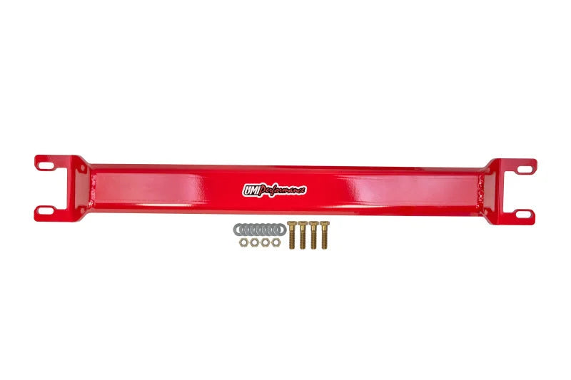 UMI 64-72 GM A-Body Rear Shock Tower Brace - Red - Main Product View