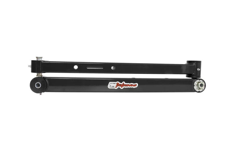 UMI 78-96 GM B-Body Boxed Extended Length Lower Control Arms w/Poly Bushings - Black - Installation View