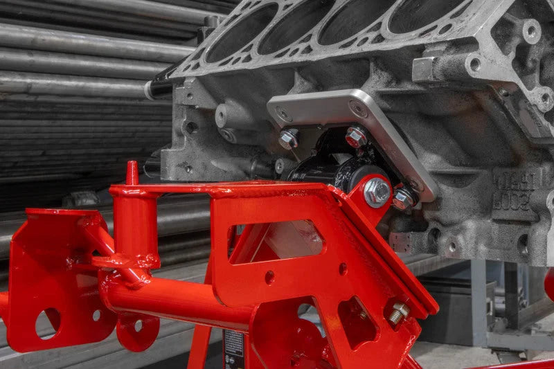 UMI LS to LT Engine Conversion Brackets - Back View