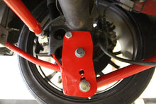 Load image into Gallery viewer, UMI Performance 05-14 Ford Mustang Rear Control Arm Relocation Brackets- Bolt In - Back View