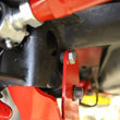 Load image into Gallery viewer, UMI Performance 05-14 Ford Mustang Rear Control Arm Relocation Brackets- Bolt In - Side View