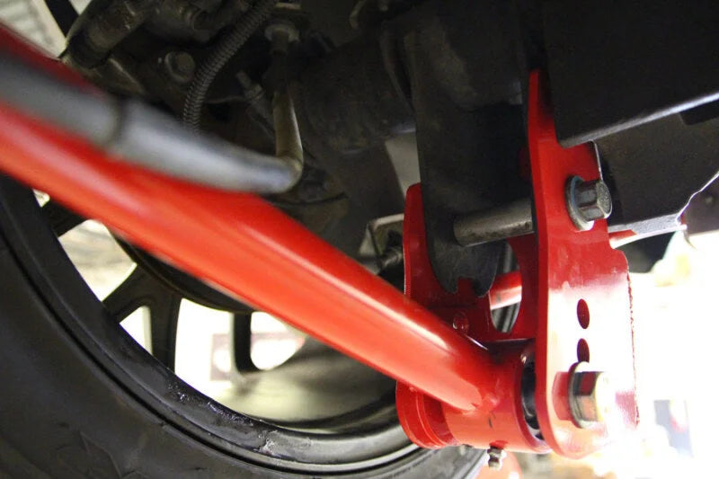 UMI Performance 05-14 Ford Mustang Rear Control Arm Relocation Brackets- Bolt In - Additional View 5