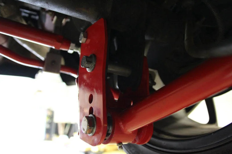 UMI Performance 05-14 Ford Mustang Rear Control Arm Relocation Brackets- Bolt In - Additional View 8