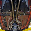 Load image into Gallery viewer, UMI Performance 05-14 Ford Mustang Subframe Connectors- Weld In - Back View